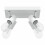 Berkfield Ceiling Spotlight White 26.5 x 26 x 11.5 cm Metal 3