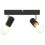Berkfield Ceiling Spotlight Black 26 x 6.5 x 11.5 cm Metal 11
