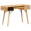 Berkfield Writing Desk Brown 110 x 55 x 76 cm Solid Mango Wood 4