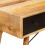 Berkfield Writing Desk Brown 110 x 55 x 76 cm Solid Mango Wood 8
