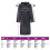 Berkfield Bathrobe KINN Anthracite XXL Cotton 7