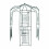 Berkfield Garden Arch 250 cm Dark Green 2