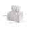 Ceramic Tissue Box Cover White Modern Tissue Dispenser for Bathroom Office Easy Clean Surface 2