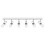 Berkfield Ceiling Spotlight White 73 x 6.5 x 11.5 cm Metal 3