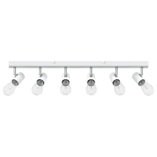 Berkfield Ceiling Spotlight White 73 x 6.5 x 11.5 cm Metal 2