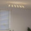 Berkfield Ceiling Spotlight White 73 x 6.5 x 11.5 cm Metal 4