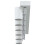Berkfield Ceiling Spotlight White 73 x 6.5 x 11.5 cm Metal 7
