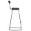 Berkfield Bar Stools 2 pcs Black 49x43x103 cm Solid Wood Mango 3