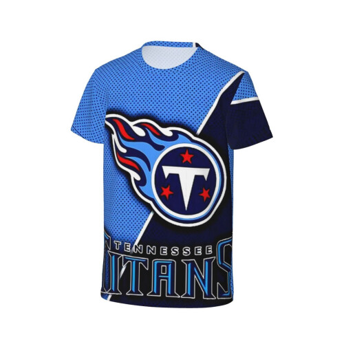 Νεανική κοντομάνικη μπλούζα Titans για αγόρια και κορίτσια με λογότυπο αθλητικής 2