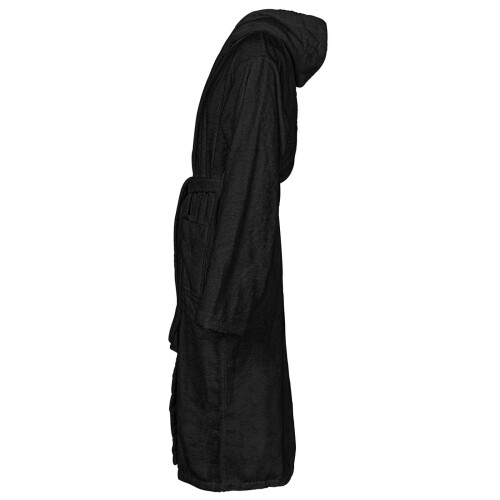 Berkfield Bathrobe KINN Black L Cotton 1