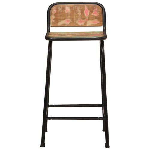 Berkfield Bar Stools 4 pcs 46x35.5x80 cm Solid Wood Reclaimed 1