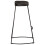 Berkfield Bar Stools 2 pcs Black 45x40x78 cm Solid Wood Mango 3