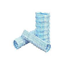 Underground French Drain Pipe 2 Inch Flexible Corrugated Perforated Pipe for Yard Garden, Soft Infiltration, Durable Steel Wire Support