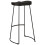 Berkfield Bar Stools 2 pcs Black 45x40x78 cm Solid Wood Mango 4