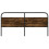 Berkfield Replace Headboard Smoked Oak 190 cm Steel and Engineered Wood 3