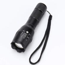 Rechargeable LED Flashlight 4800mAh  Lumen Long Range Zoomable Tactical Flashlight Aluminum Body