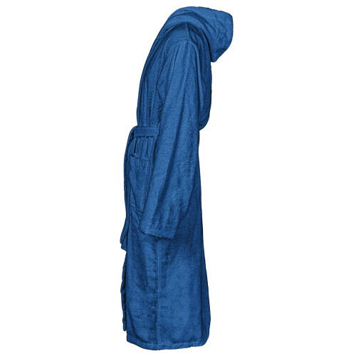 Berkfield Bathrobe KINN Blue M Cotton 1