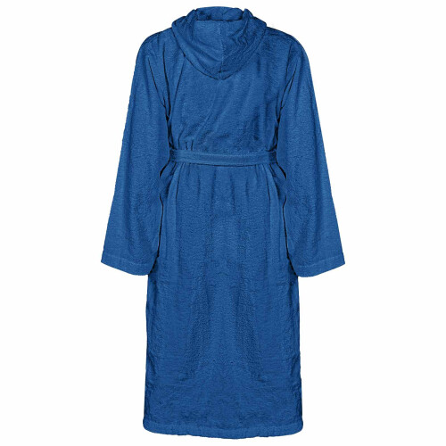 Berkfield Bathrobe KINN Blue M Cotton 2