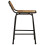 Berkfield Bar Stools 2 pcs 46x35.5x70 cm Solid Wood Rough Mango 3
