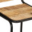 Berkfield Bar Stools 2 pcs 46x35.5x70 cm Solid Wood Rough Mango 6