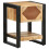 Berkfield Bedside Cabinet 35x34x45 cm Solid Rough Wood Mango 6