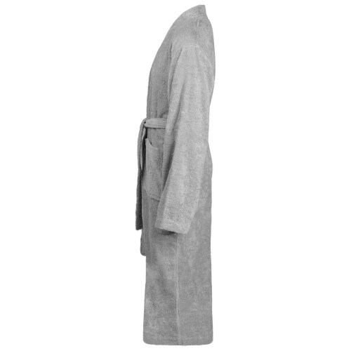 Berkfield Bathrobe KINN Grey S Cotton 1