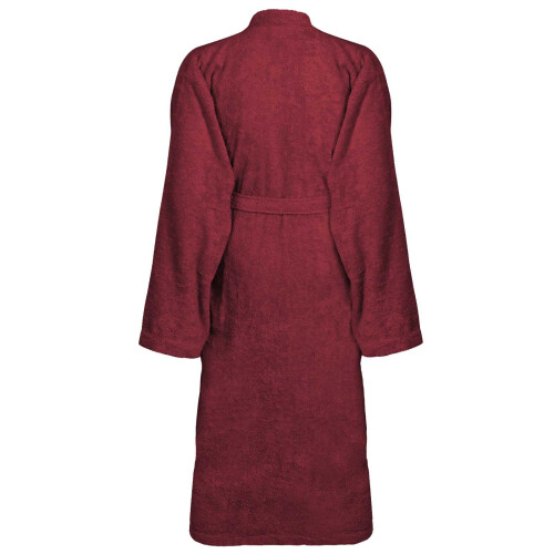 Berkfield Bathrobe KINN Red L Cotton 2