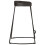 Berkfield Bar Stools 2 pcs Black 45x40x62 cm Solid Wood Mango 3