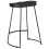 Berkfield Bar Stools 2 pcs Black 45x40x62 cm Solid Wood Mango 4