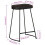 Berkfield Bar Stools 2 pcs Black 45x40x62 cm Solid Wood Mango 8