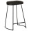 Berkfield Bar Stools 2 pcs Black 45x40x62 cm Solid Wood Mango 9