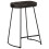 Berkfield Bar Stools 2 pcs Black 45x40x62 cm Solid Wood Mango 10