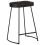 Berkfield Bar Stools 2 pcs Black 45x40x62 cm Solid Wood Mango 11