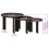 Berkfield Nesting Coffee Tables 3 pcs White Solid Mango Wood 10