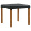 Berkfield Table Cover Plain Black 112 x 112 x 15 cm Fabric 3