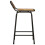Berkfield Bar Stools 2 pcs 46x35.5x80 cm Solid Wood Rough Mango 3