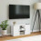 Berkfield TV Cabinet ODDA White 79x24x40 cm Solid Wood Pine 3
