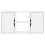Berkfield TV Cabinet ODDA White 79x24x40 cm Solid Wood Pine 6