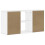 Berkfield TV Cabinet ODDA White 79x24x40 cm Solid Wood Pine 8