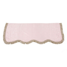 88 Key Piano Dust Cover Pink Velvet Keyboard Protector with Tassels Sun Protection Elegant Home Decor