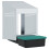 Berkfield Chicken Nesting Box 1 Compartment Wall-Mounted Galvanised Steel 2