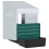 Berkfield Chicken Nesting Box 1 Compartment Wall-Mounted Galvanised Steel 4