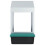 Berkfield Chicken Nesting Box 1 Compartment Wall-Mounted Galvanised Steel 5