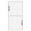 Berkfield Side Cabinet ODDA White 40x24x79 cm Solid Wood Pine 5