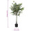 Berkfield Artificial Ficus Tree 480 Leaves 130 cm Green 5
