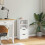 Berkfield Side Cabinet with Drawers ODDA White 40x24x79 cm Solid Wood Pine 4