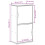 Berkfield Side Cabinet ODDA White 40x24x79 cm Solid Wood Pine 10