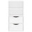 Berkfield Side Cabinet with Drawers ODDA White 40x24x79 cm Solid Wood Pine 6