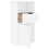 Berkfield Side Cabinet with Drawer ODDA White 40x24x79 cm Solid Wood Pine 5