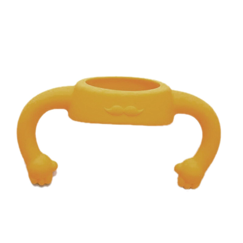 Baby Bottle Handle Silicone Bottle Holder with Ergonomic Dual Handles for Self Feeding Toddlers